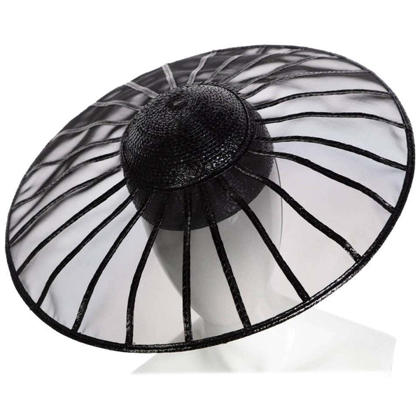 Yves Saint Laurent YSL Couture Collectors Black Hat, 1980s