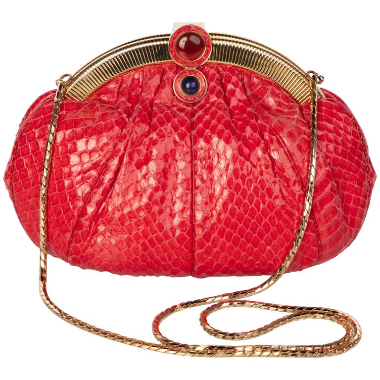 HYLong Women's Fashion Retro Snake Skin Envelope Bag Clutch Purse