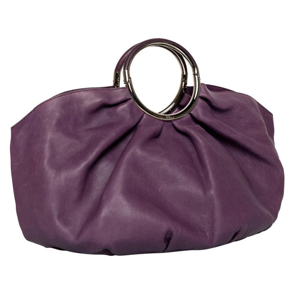 Christian Dior Purple Leather Babe Bag, 2008