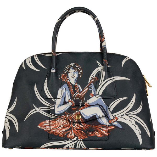 Prada Top Handle Hawaiian Print Saffiano Leather Bag, 2014