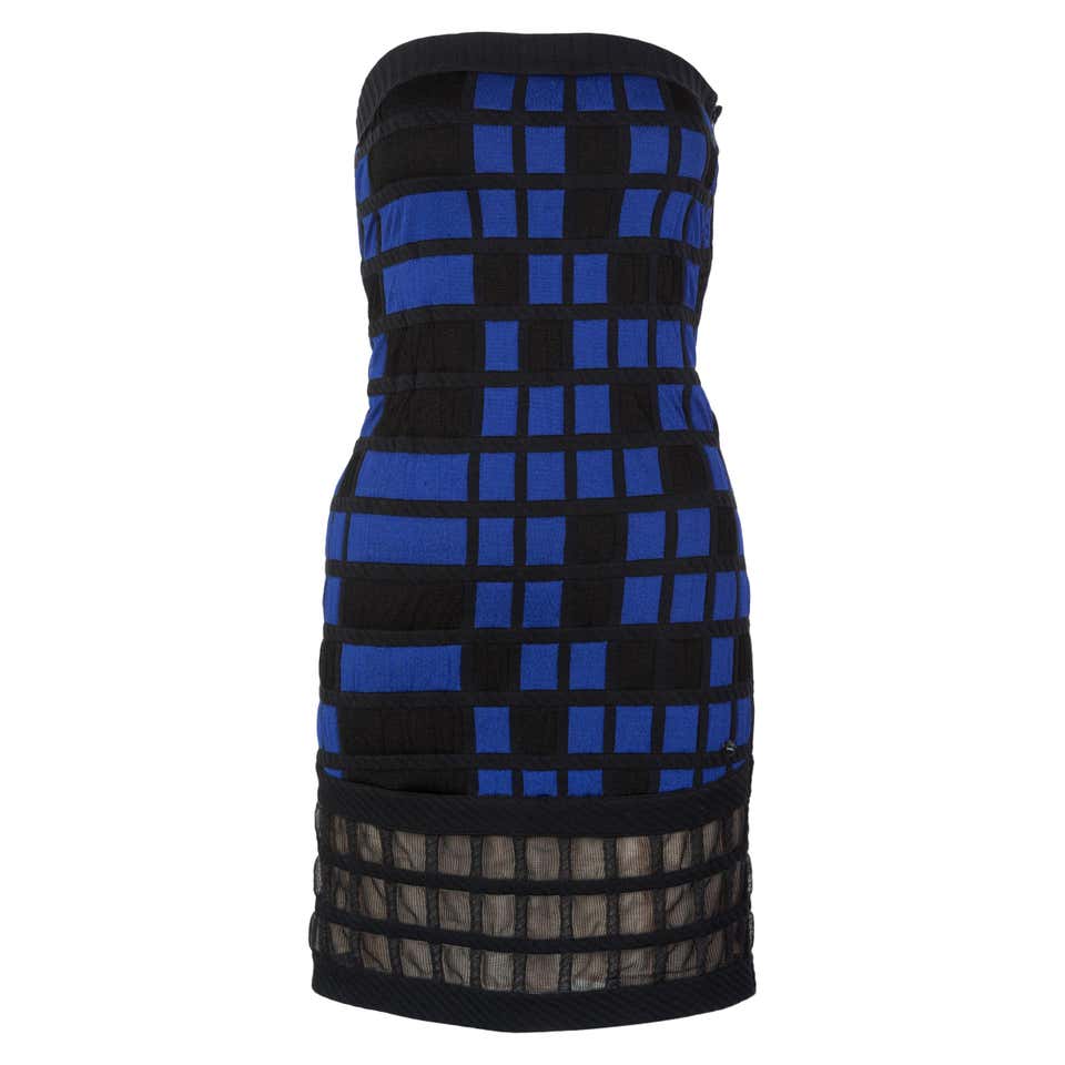 CHANEL 90s Black Strapless Mini Dress — Garment