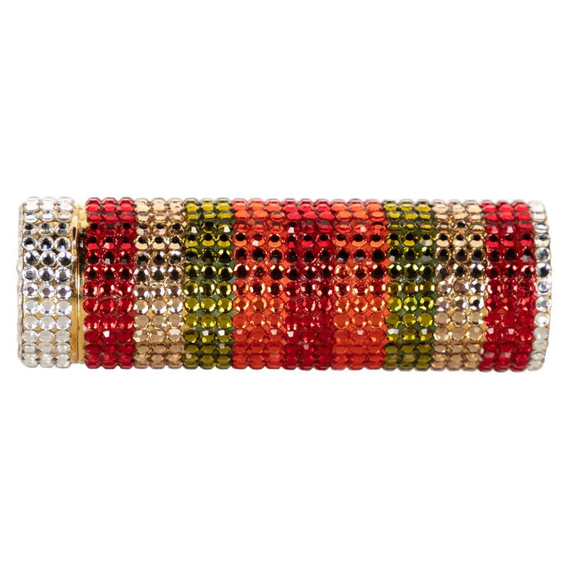 Vintage Judith Leiber Crystal Life Saver Minaudiere