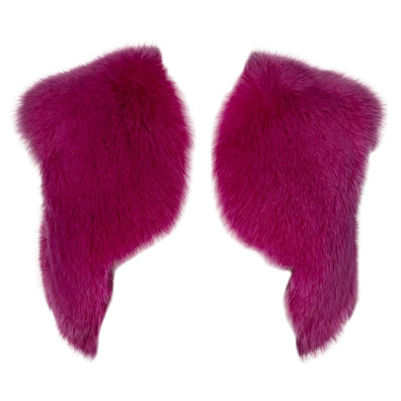 Yves Saint Laurent Edition Soir Shocking Pink Fox Fur Vest YSL, 2009