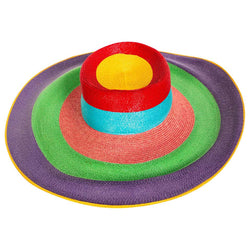 Frank Olive Rainbow Sun Hat, 1990s