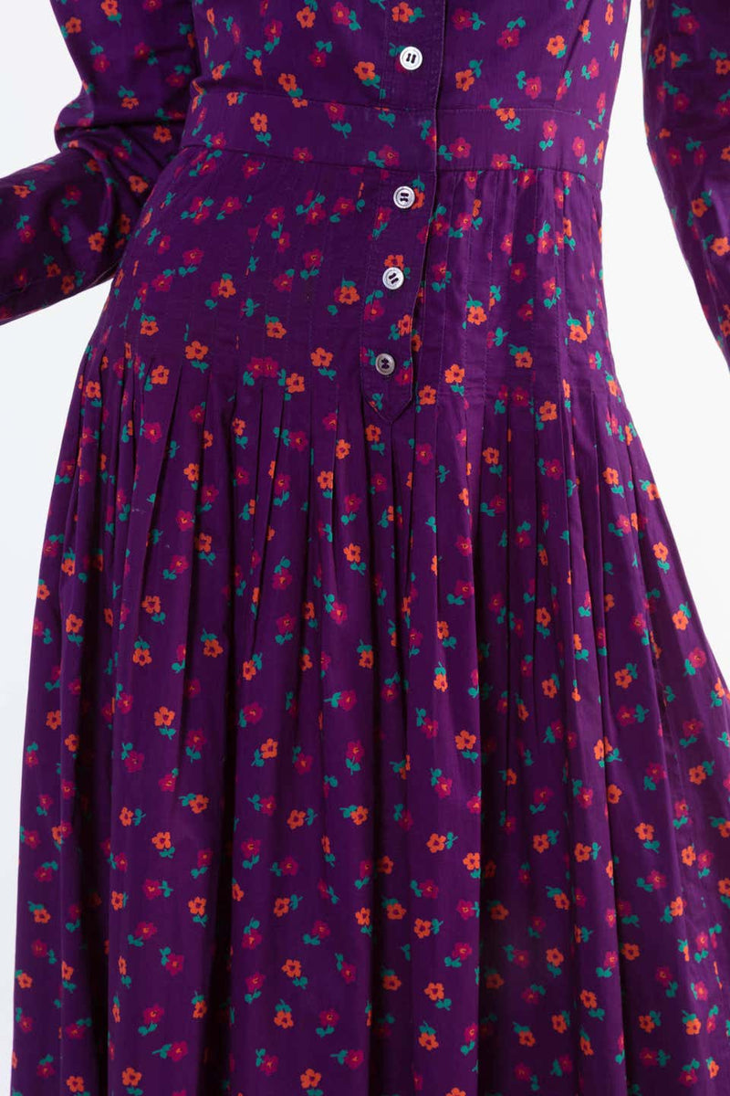 Vintage Yves Saint Laurent Liberty Floral Dress 1970s YSL