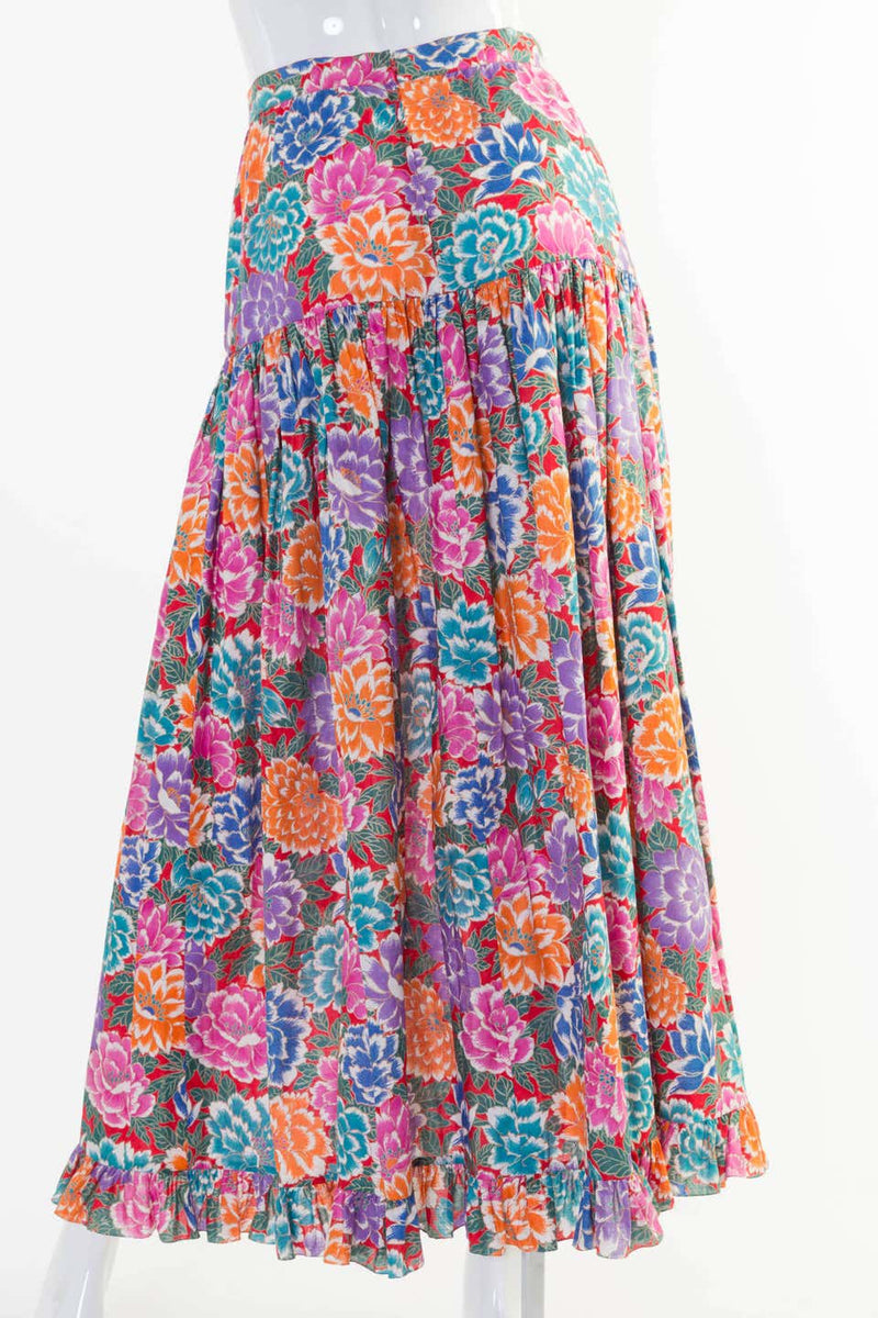 Emanuel Ungaro Floral Maxi Skirt