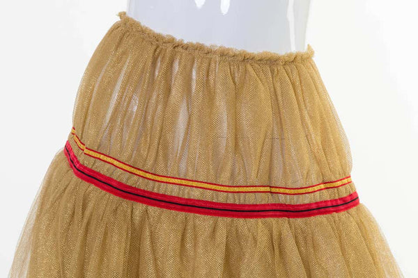 Comme des Garcons Gold Tulle Skirt, 2000s