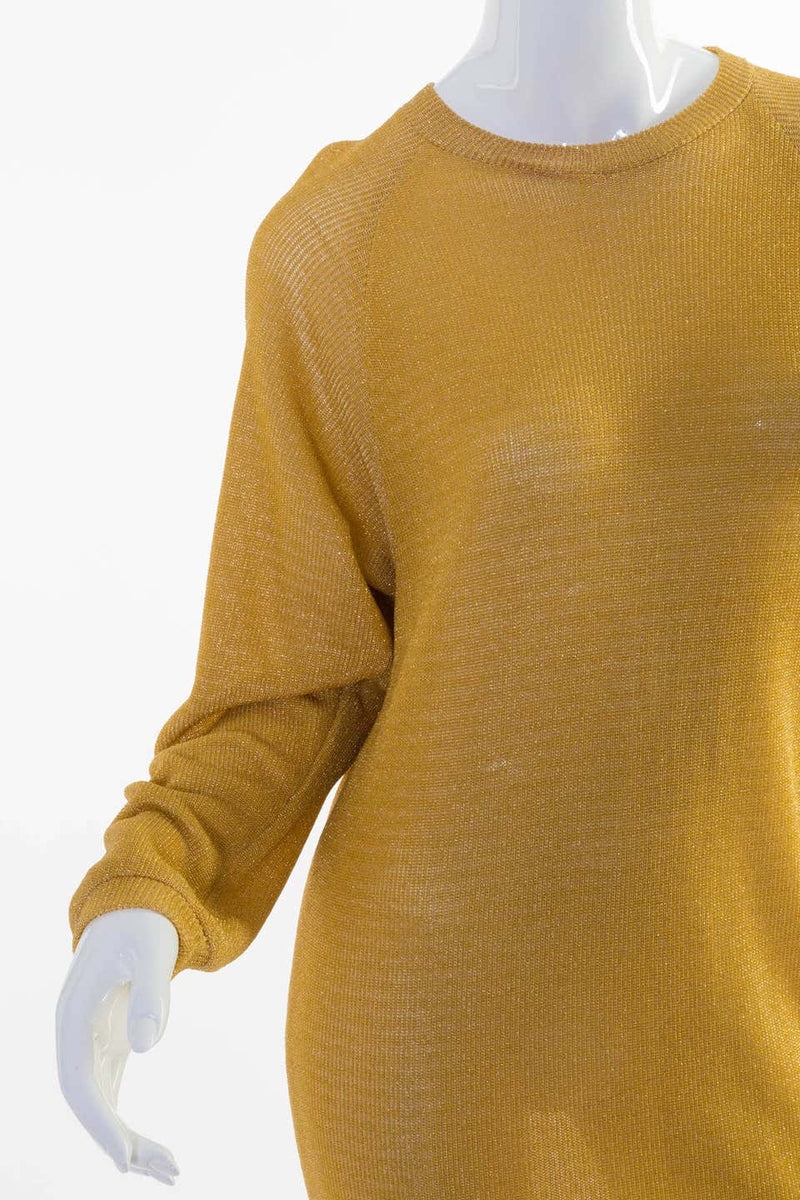 Vintage Bill Blass Gold Column Dress