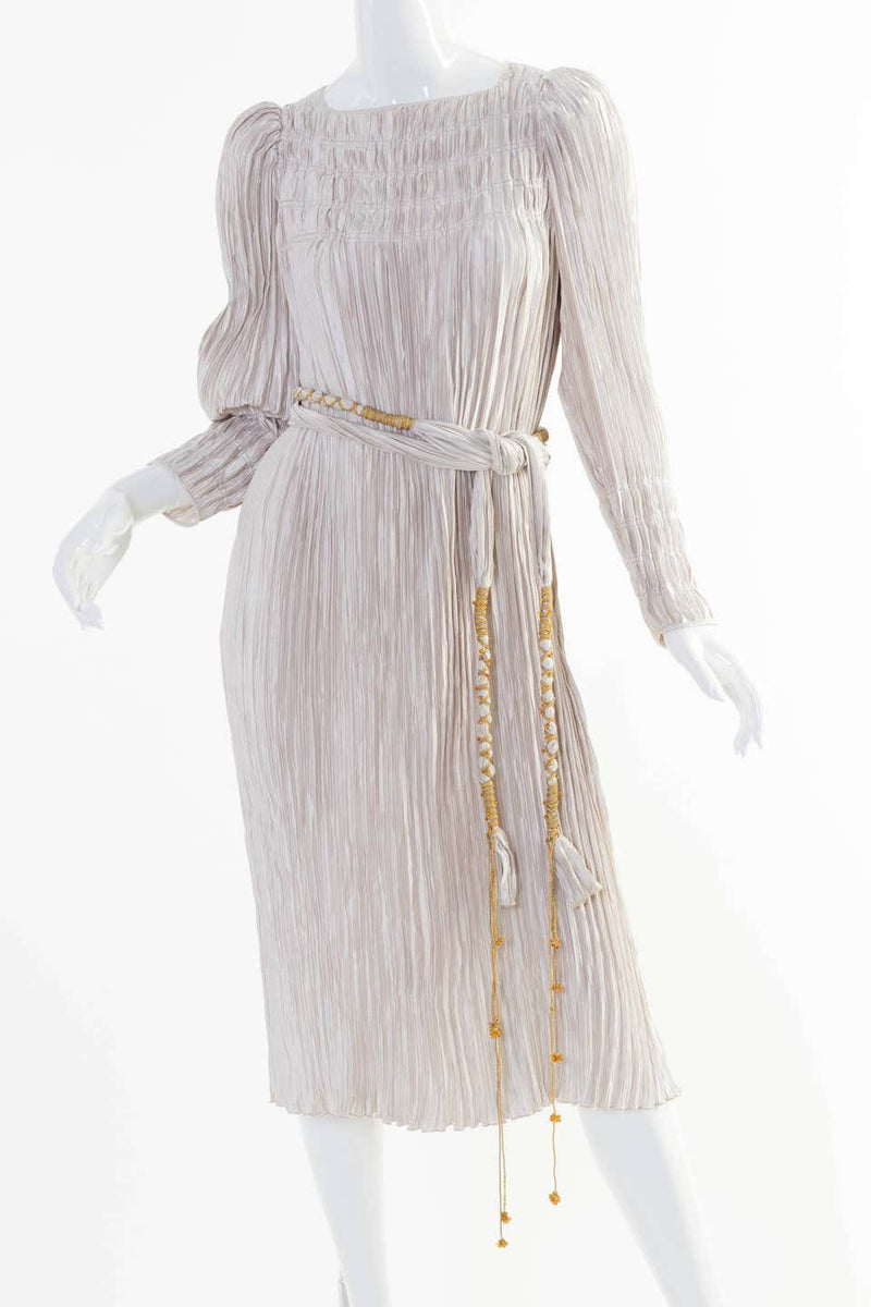Mary McFadden Couture Pleated Dress