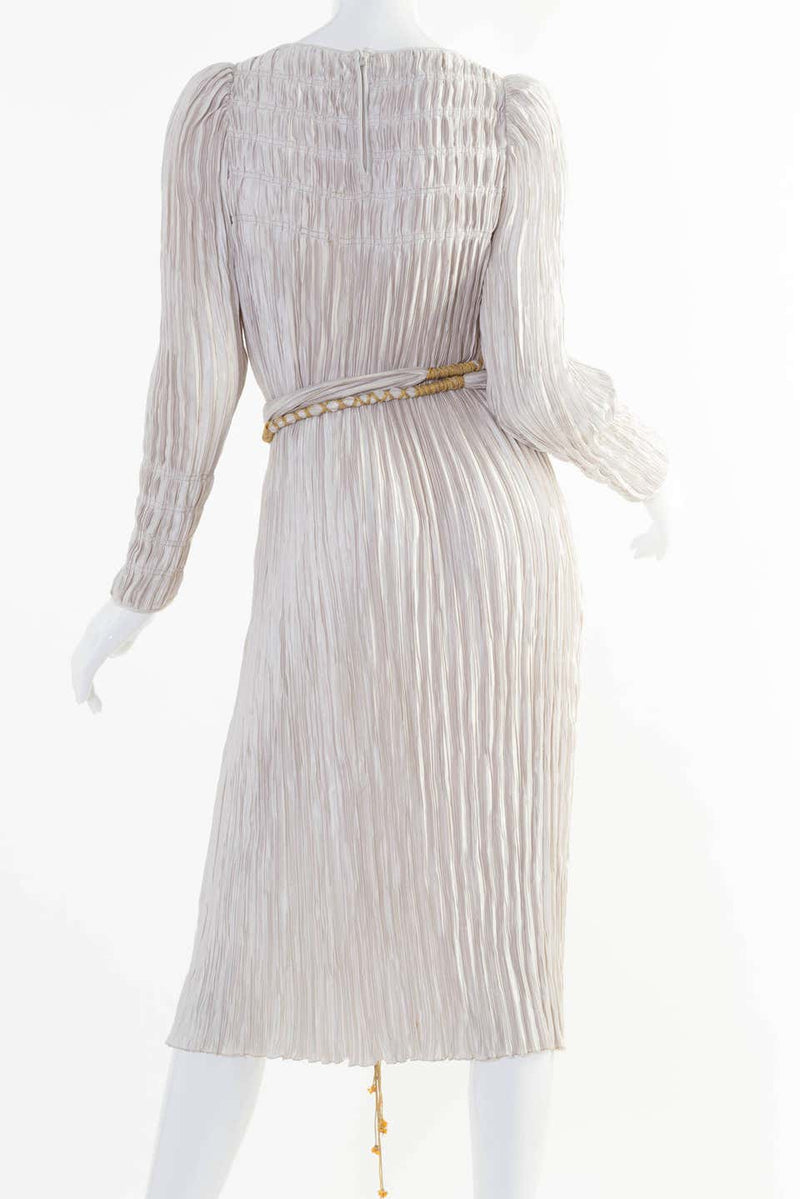 Mary McFadden Couture Pleated Dress