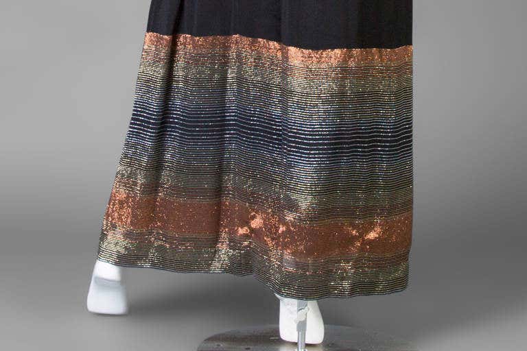Jean Varon Documented Maxi Dress 1971