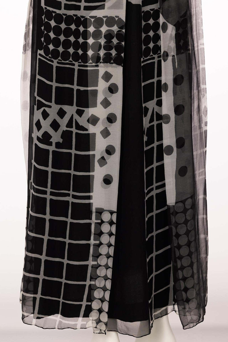 Saz by Surjit & Adarsh Gill Silk Cut Out Dress Dress, 1970s