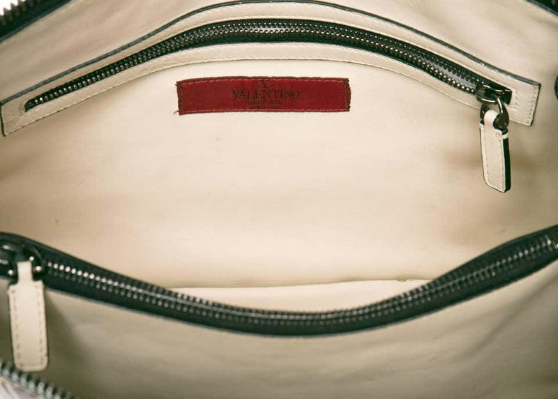 Valentino Spring Runway Mixed Floral Print Leather Shoulder Bag, 2015