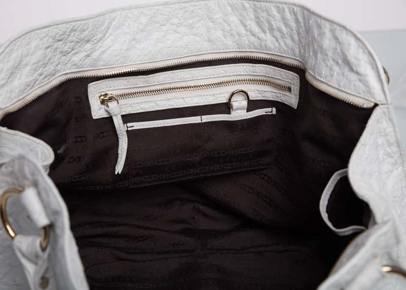 Céline "Bittersweet” Genuine Ostrich Leather Shoulder Bag Limited Edition 2007