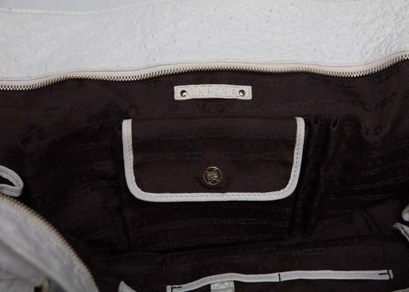 Céline "Bittersweet” Genuine Ostrich Leather Shoulder Bag Limited Edition 2007