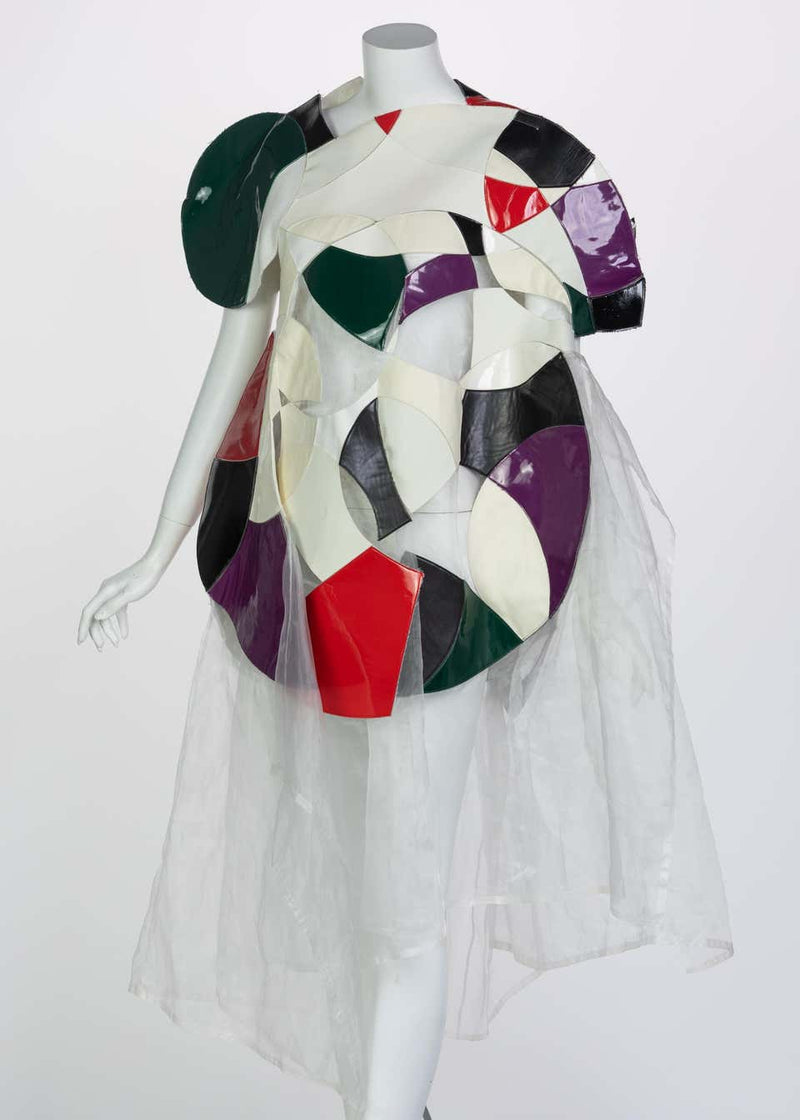Junya Watanabe Comme des Garcons Orphic-Cubism Dress Runway, 2015