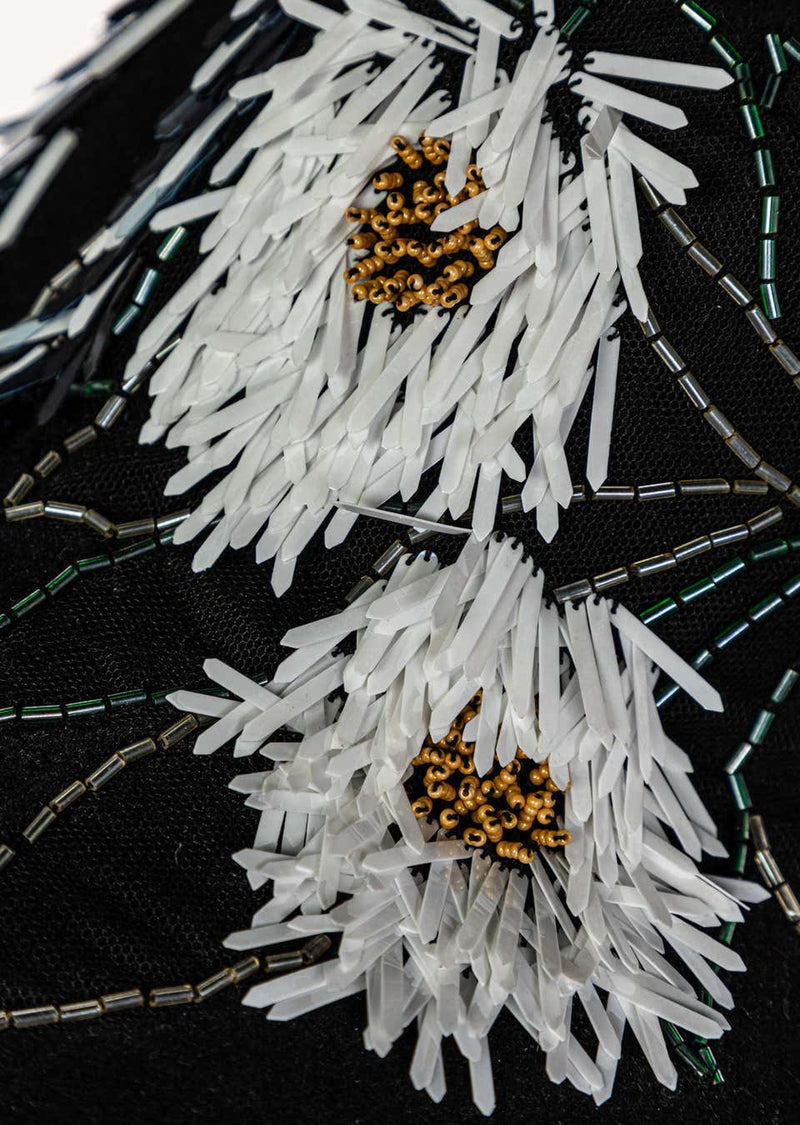 Lanvin Alber Elbaz Embellished Black Felt Hat, 2015