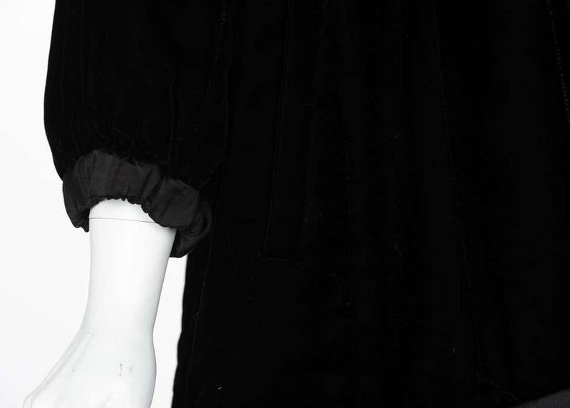 Yves Saint Laurent Black Velvet Jacket YSL, 1990s