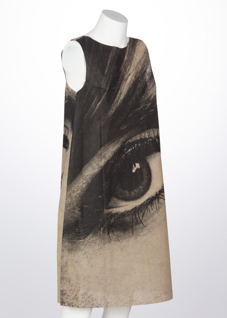 London Series Poster 1st Edition "Eye" Paper Dress by Harry Gordon, 1968