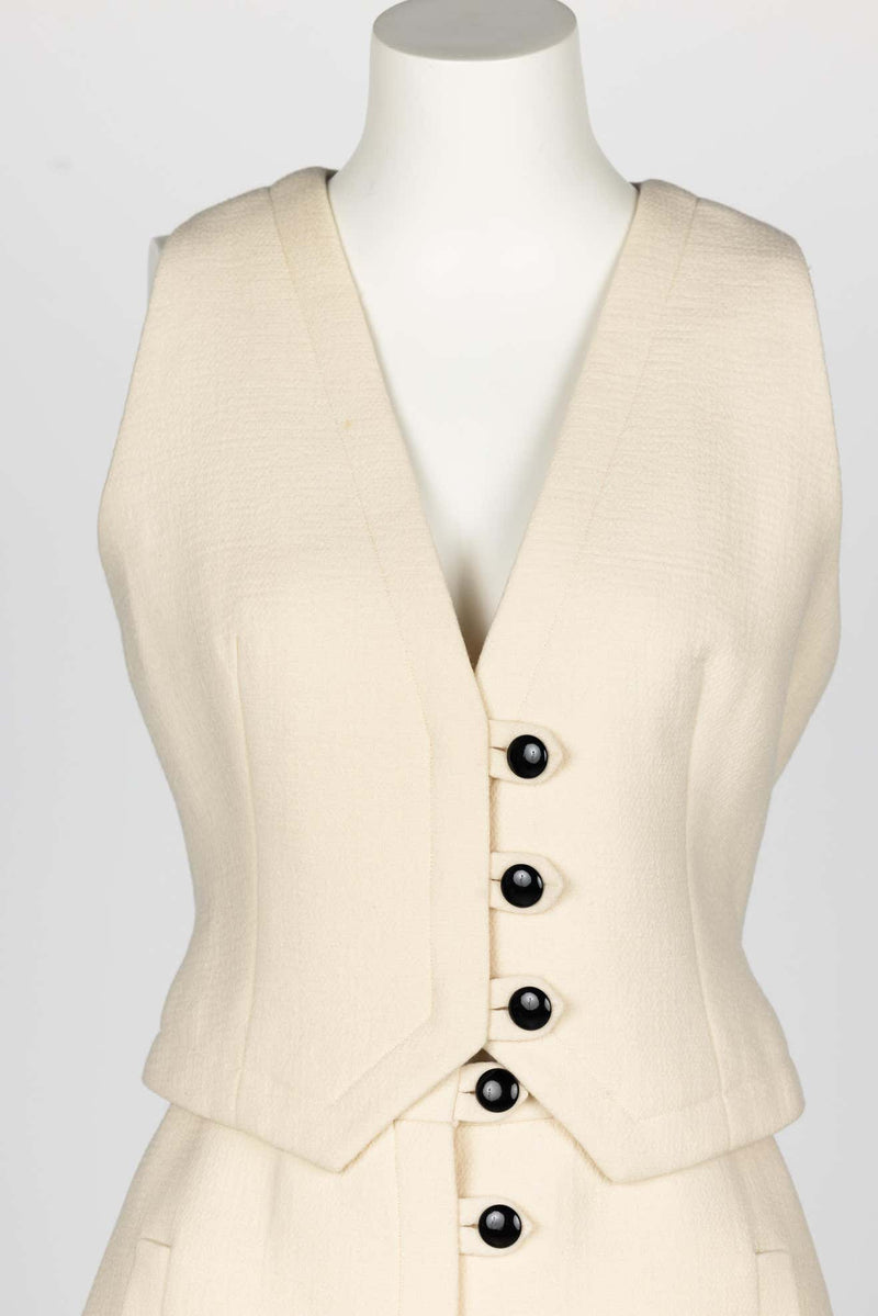 Vest skirt suit on sale
