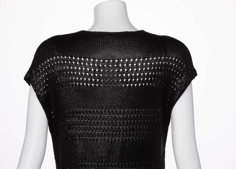 Balenciaga Paris Black Knit Sweater Dress