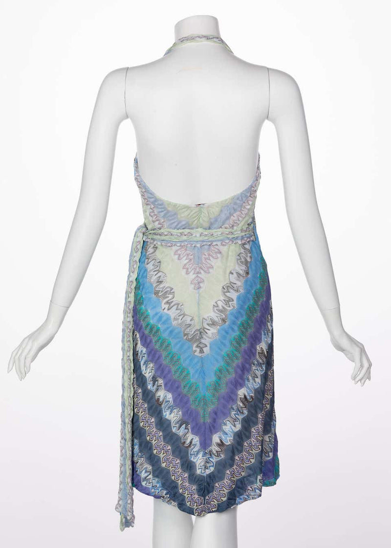 Missoni Sleeveless Halter Dress Belted Jacket Set, 2012