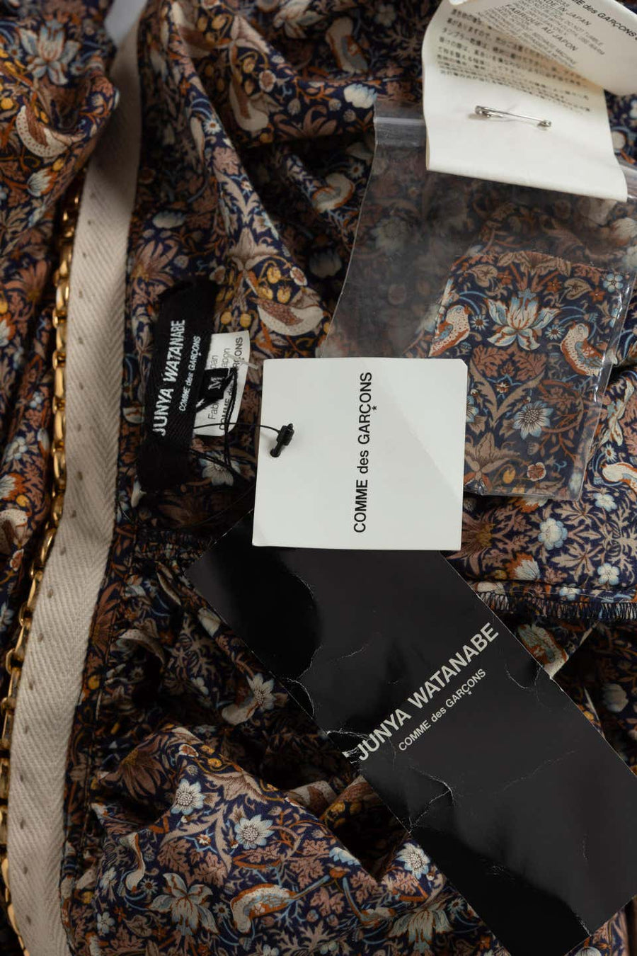 Junya Watanabe Comme des Garcons Liberty Cotton One-shoulder