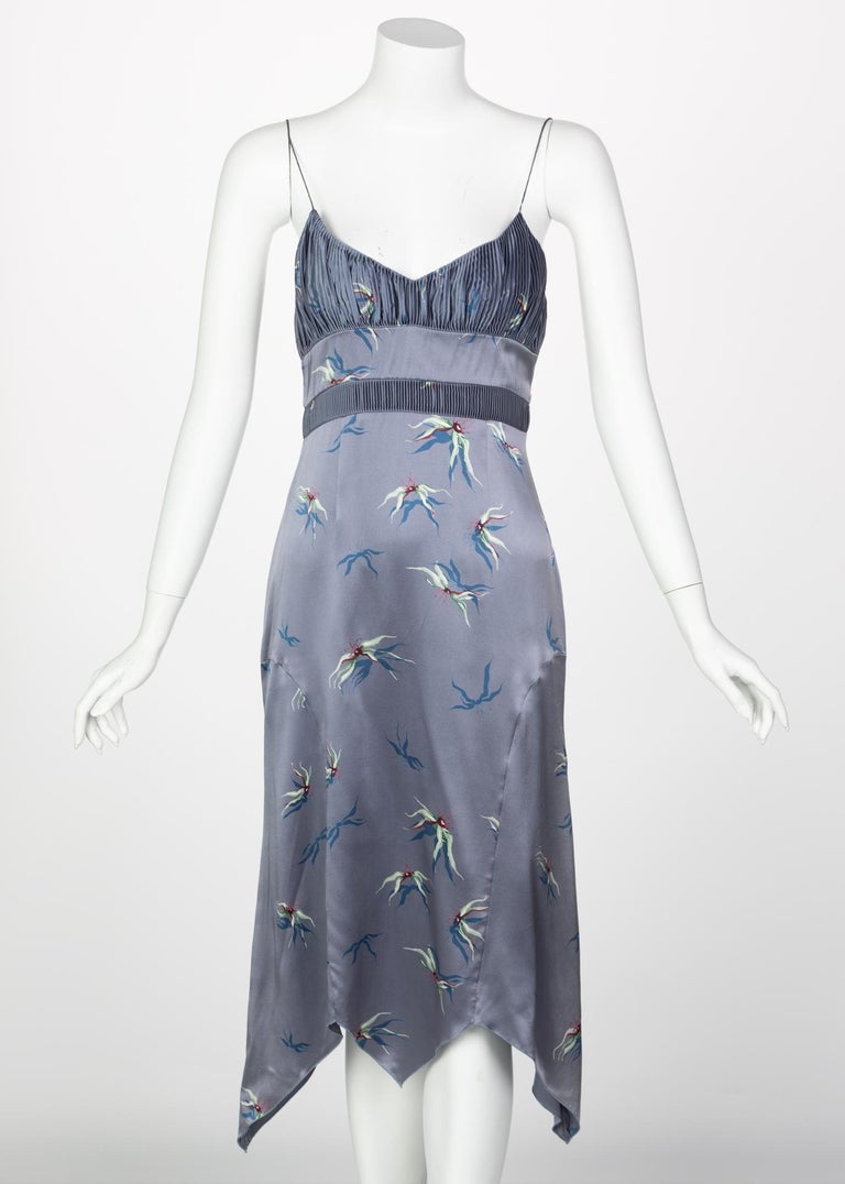 Chloé Stella McCartney Silk Slip Dress Shawl Set, 1990s
