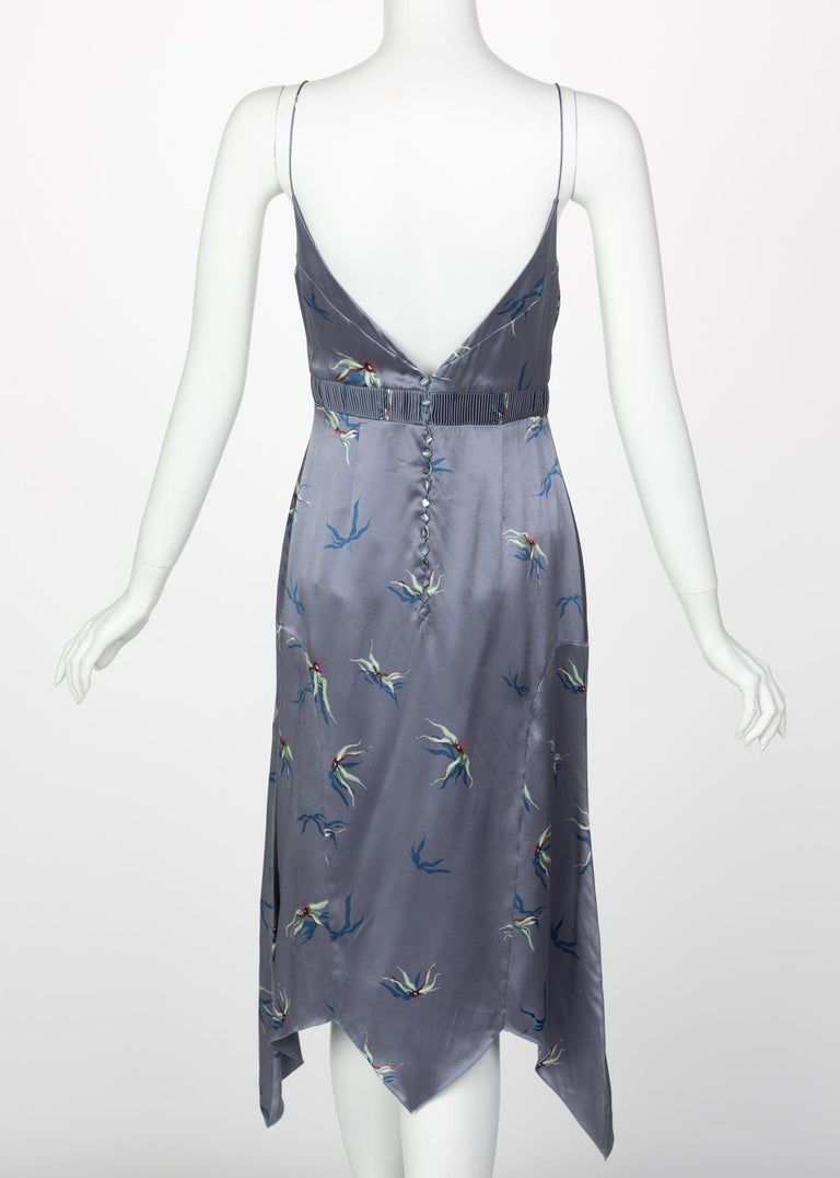 Chloé Stella McCartney Silk Slip Dress Shawl Set, 1990s