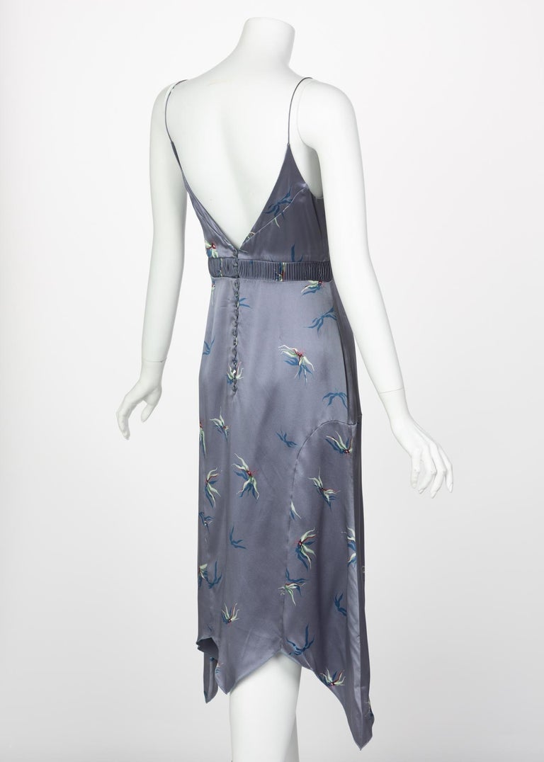 Chloé Stella McCartney Silk Slip Dress Shawl Set, 1990s