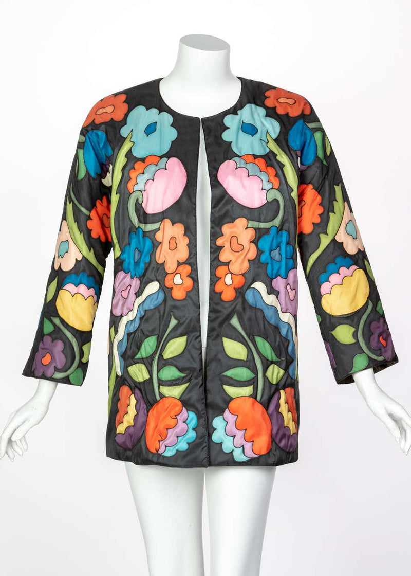 Chloè Multicolored Floral Jacket, 1980s