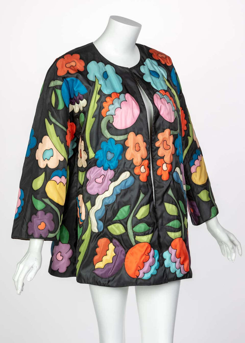 Chloè Multicolored Floral Jacket, 1980s