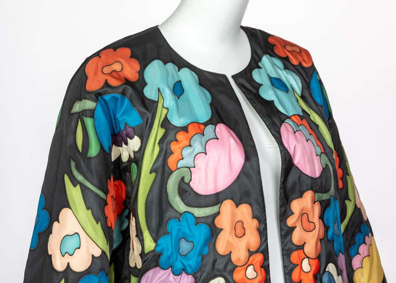 Chloè Multicolored Floral Jacket, 1980s
