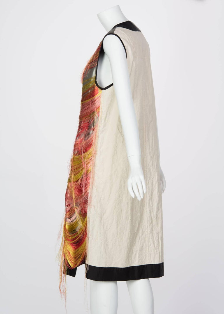 Dries Van Noten Spring Runway Look 30 Silk Thread Floral Brocade Vest, 2014