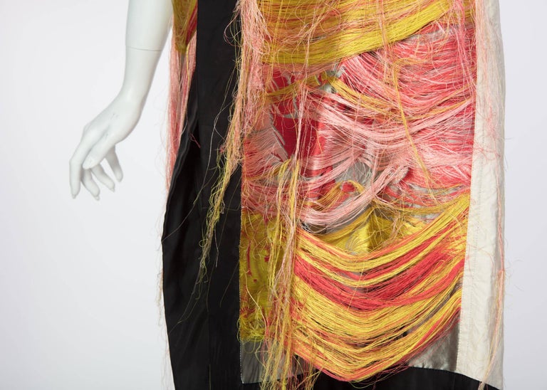 Dries Van Noten Spring Runway Look 30 Silk Thread Floral Brocade Vest, 2014