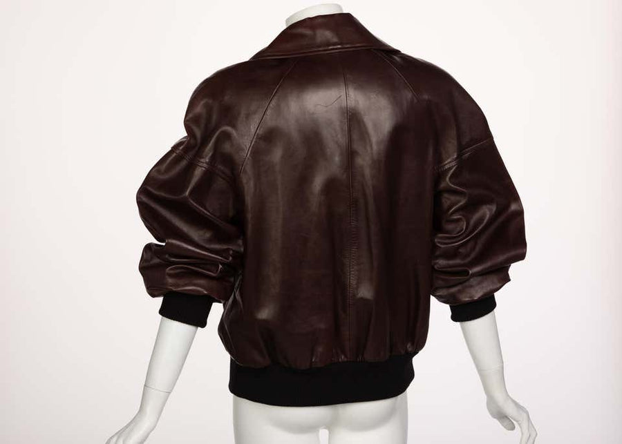ジャケット・アウター 90s vtg short real leather bomber jkt 90s vtg short real leather bomber jacket ジャケット・アウター 90s