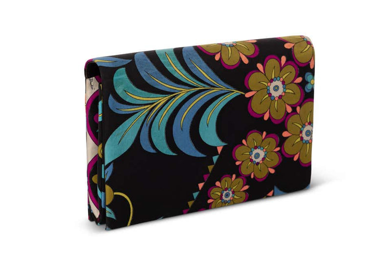 Vintage Pucci Printed Silk Shoulder Bag Clutch, 1970s