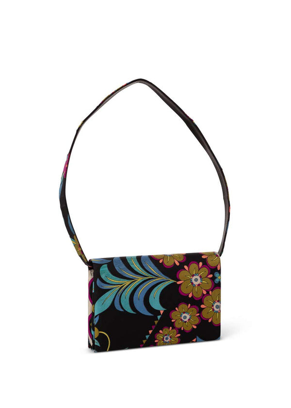 Vintage Pucci Printed Silk Shoulder Bag Clutch, 1970s