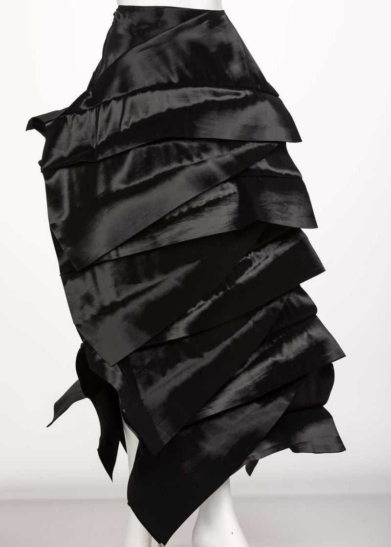 Junya Watanabe Comme des Garçons Sculptural Black Avant Garde Skirt
