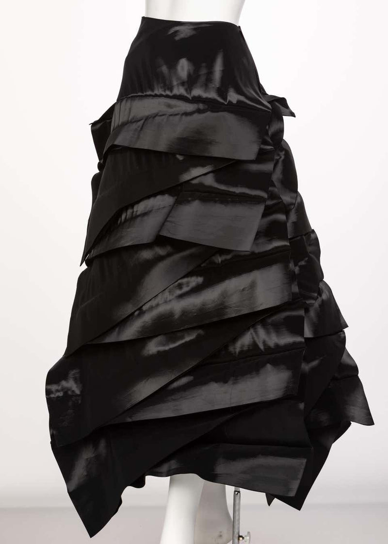 Junya Watanabe Comme des Garçons Sculptural Black Avant Garde Skirt