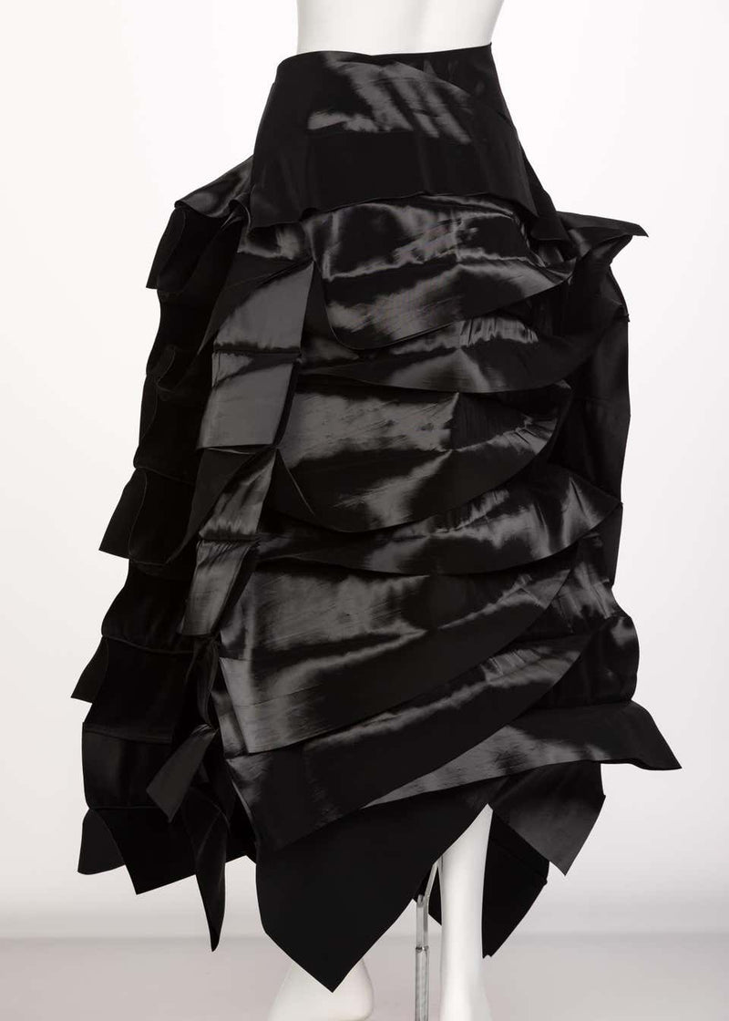 Junya Watanabe Comme des Garçons Sculptural Black Avant Garde Skirt