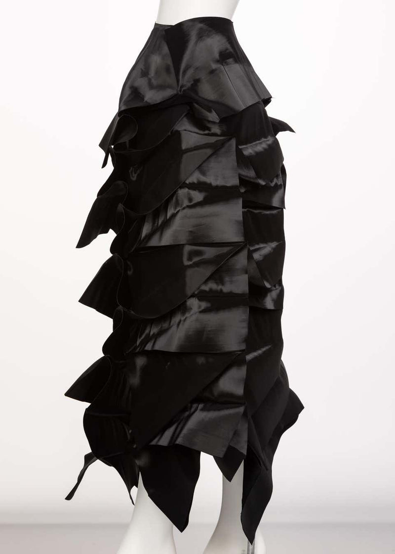 Junya Watanabe Comme des Garçons Sculptural Black Avant Garde Skirt