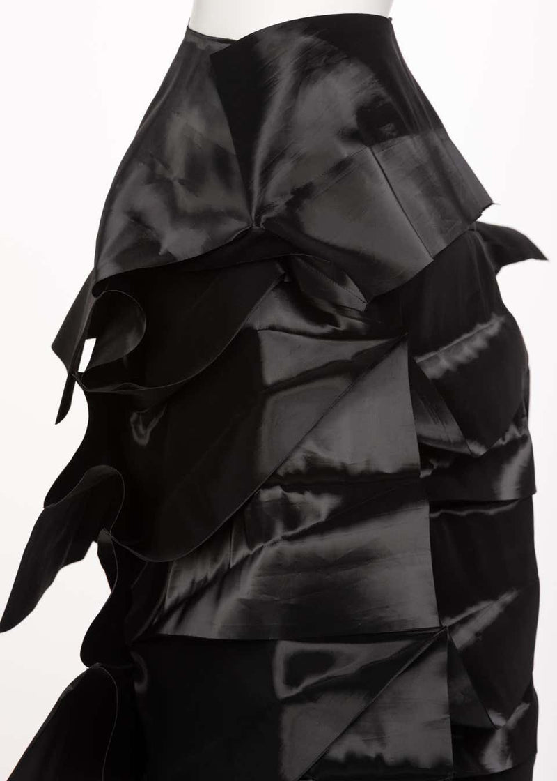 Junya Watanabe ruffle-detail top - Black