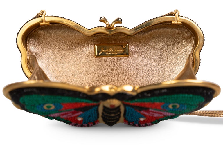 Judith Leiber Butterfly Crystal Minaudiere Bag