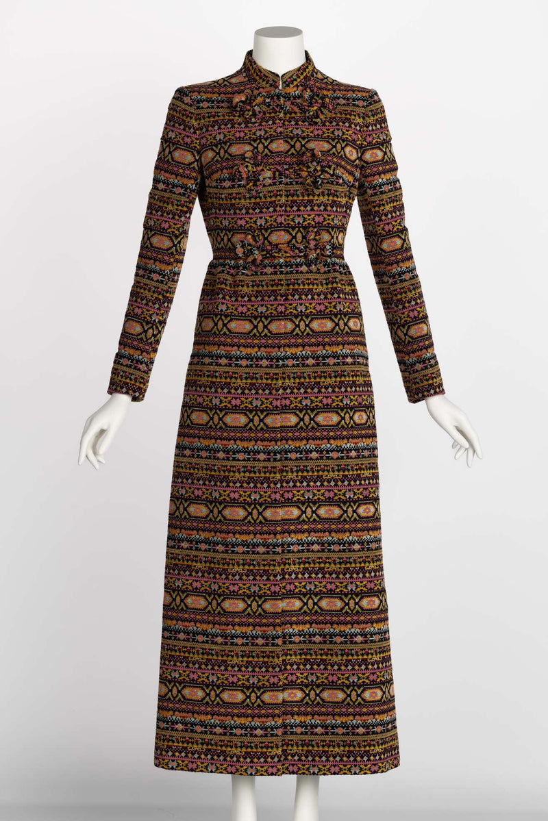 Valentino Folklore Tapestry Runway Coat Fall 2012