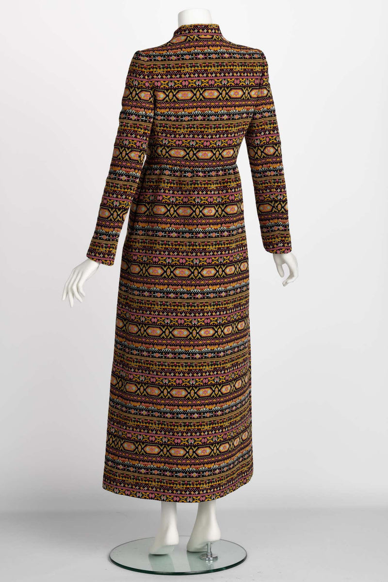Valentino Folklore Tapestry Runway Coat Fall 2012