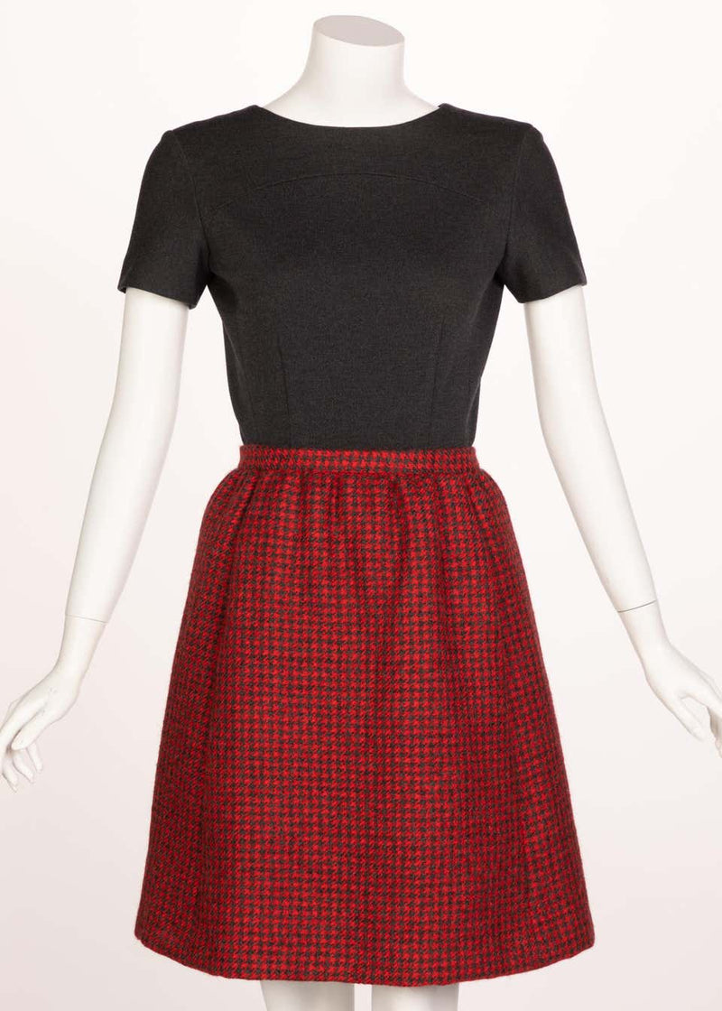 Norman Norell wool Dress Cape Ensemble, 1960s