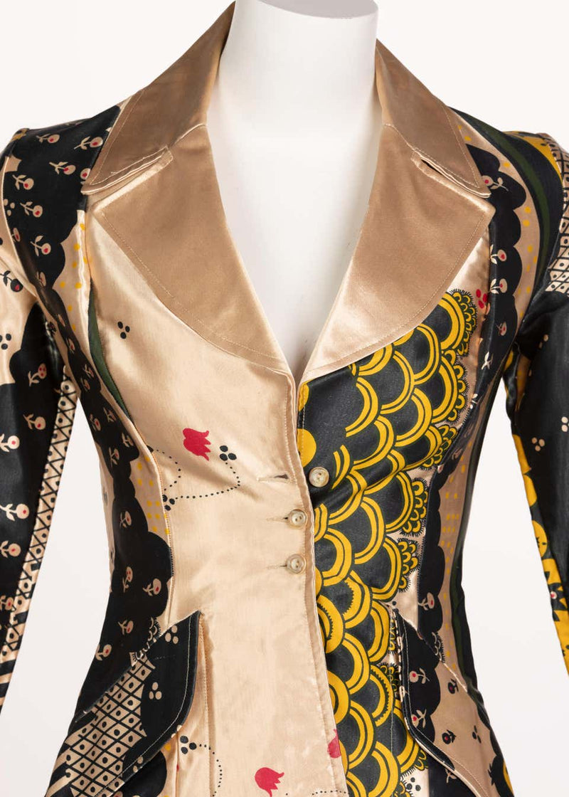 Ossie Clark Satin Lamborghini Jacket, 1960s