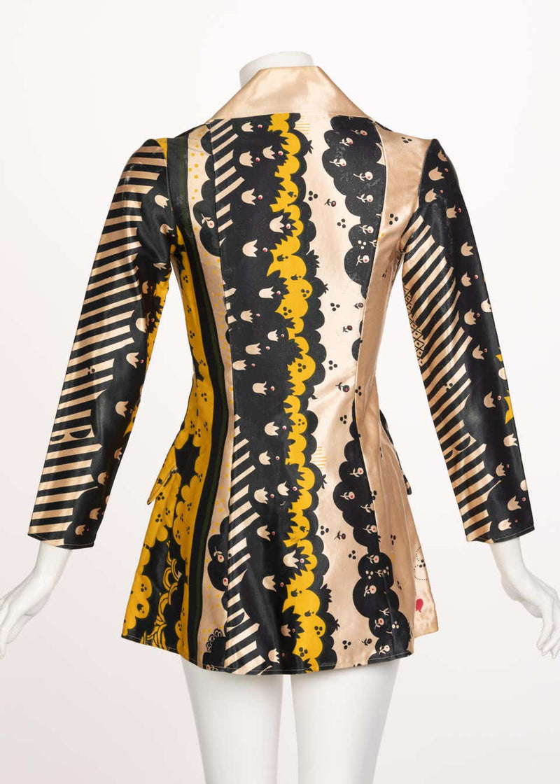 Ossie Clark Satin Lamborghini Jacket, 1960s