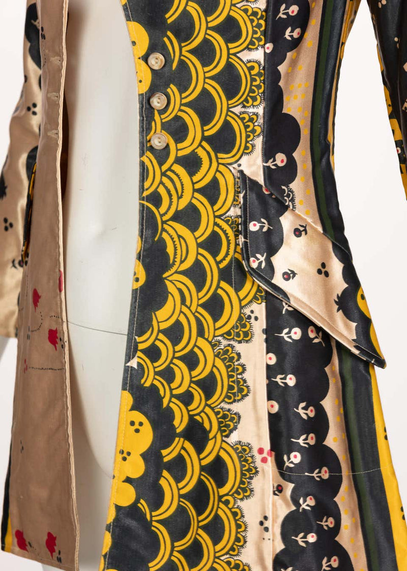 Ossie Clark Satin Lamborghini Jacket, 1960s